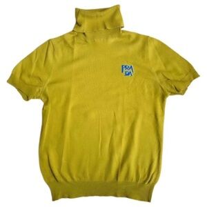 Prada women’s Turtleneck Sweater in Mustard Yellow
